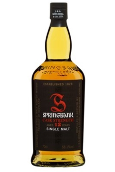 Springbank 12 Ans Cask Strengh Campbelton Scotch Single Malt