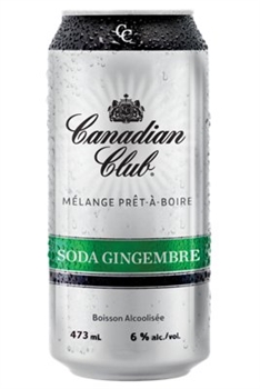 Canadian Club Premium Soda Gingembre