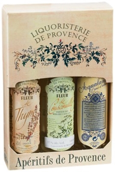 Coffret-Dégustation Avec 3 Liqueurs De La Liquoristerie De Provence
