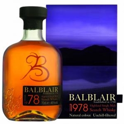 Balblair Highland Scotch Single Malt 