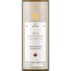 Konzelmann Select Late Harvest Vidal Niagara-On-Lake 