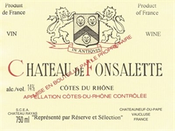 Château De Fonsalette Côtes Du Rhône 