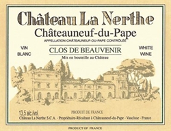 Château La Nerthe Clos Du Beauvenir, Clo 