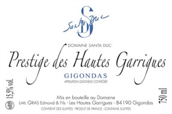 Domaine Santa Duc Prestige Des Hautes Garrigues Gigondas 