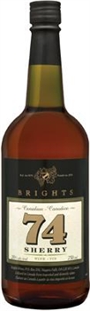 Brights 74 Canadian Sherry