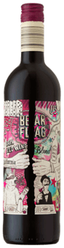Bear Flag Bold Red