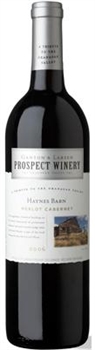 Prospect Winery Haynes Barn Merlot Cabernet Vqa