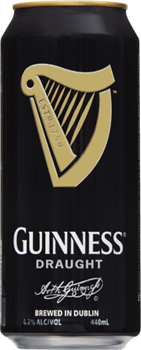 Guinness Draught 8 Cans/Canettes