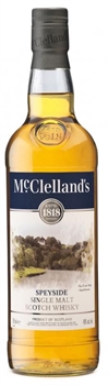 Whisky Écossais Single Malt Du Speyside McClelland