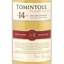 Whisky Écossais Single Malt Speyside Glenlivet Tomintoul 14 Ans D'âge