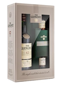 The Glenlivet 12 Yo - Gift Pack ( 2 Mini's - 15 Yo & 18 Yo)