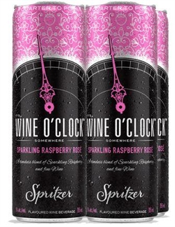 Wine O'clock Sparkling Raspberry Rose 4P
