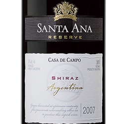 Santa Ana Reserve Shiraz (Casa De Campo)