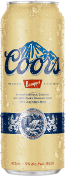 Coors Banquet 473 Ml Can/Canette