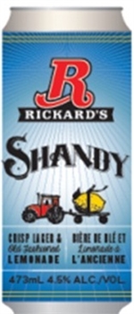 Rickards Shandy 473Ml Can/Canette
