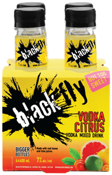 Black Fly Citrus Mixed Drink 4P