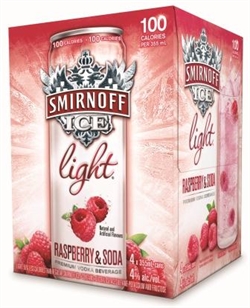 Smirnoff Ice Light Raspberry & Soda 4P