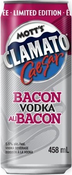 Motts Clamato Caesar Bacon Vodka