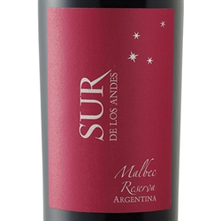 Malbec Reserva Sur De Los Andes 