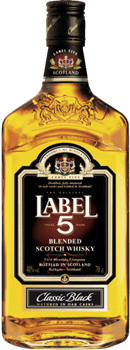 Label 5 Classic Black Blended Scotch Whiskey