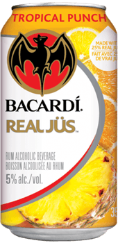 Bacardi Real Jus Tropical Punch