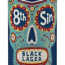 Hop City 8Th Sin Black Lager 473 Ml Can/Canette