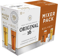Great Western Brewhouse Original 16 Canadian Pale Ale And Copper Ale Mixer Pack