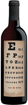 Trinchero Family Estates Eye Chart Red