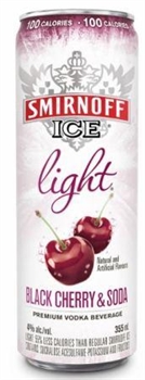 Smirnoff Ice Light Cerise Noire Et Soda