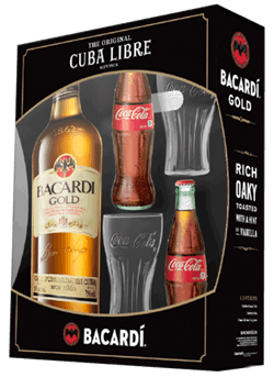 Bacardi Gold Cuba Libre Gift Pack