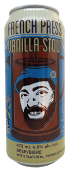 French Press Vanilla Stout 473 Ml Can/Canette