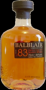 Balblair  Highland Scotch Single Malt