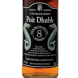 Poit Dhubh 8 Ans Malt Gaelic Blended Malt Scotch