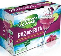 Bud Lime Raz Ber Rita 12 Cans/Canettes