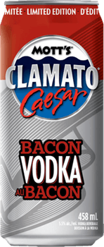 Mott's Clamato Caesar Bacon