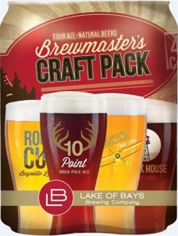 Lake Of Bays Brewmasters Craft Pack 4 Cans/Canettes