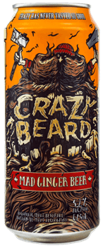 Crazy Beard Ginger 473 Ml Can/Canette