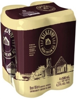 Kilkenny Draught 4 X 500 Ml Cans/Canettes