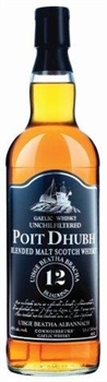 Poit Dhubh Unchilifiltered Gaelic Scotch Single Malt