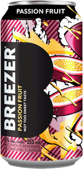 Breezer Passionfruit 4 Cans/Canettes
