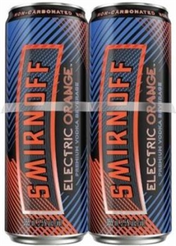 Smirnoff Electric Orange 4 Cans/Canettes