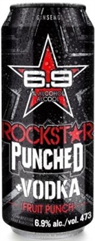 Rockstar And Vodka Fruit Punch 473 Ml Can/Canette