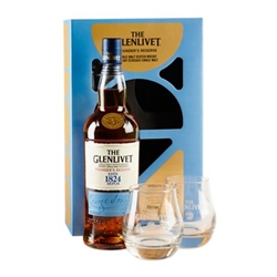 Coffret Cadeau The Glenlivet Founder's Reserve + 2 Verres