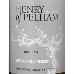Henry Of Pelham Riesling Speck Family Reserve 