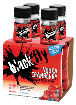 Black Fly Vodka Cranberry